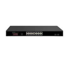 Cantek Plus CTN-P16-2S16X270A 16 Port Network Switch with 16 PoE/PoE+ Gigabit Ports