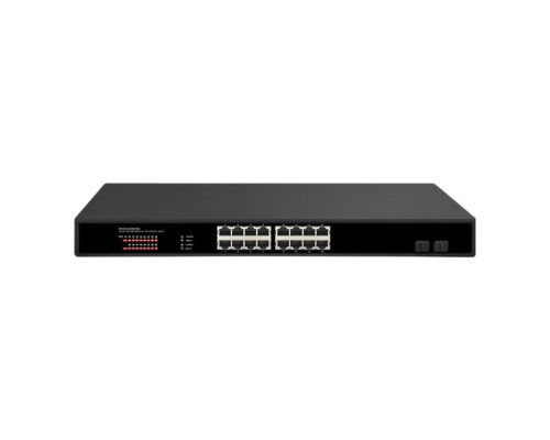 Cantek Plus CTN-P16-2S16X270A 16 Port Network Switch with 16 PoE/PoE+ Gigabit Ports