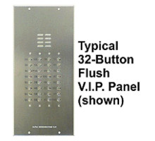 Alpha VI402-225 225 Buttons VIP Panel Flush With No Directory