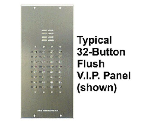 Alpha VI402-225 225 Buttons VIP Panel Flush With No Directory