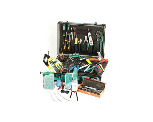 Eclipse Tools 902-242 (PK-4021I) Deluxe Telecom Installer's Kit with All-Purpose Snip, 23 Piece 1/4' Driver Socket Set, Double End Can Wrench, and Much More