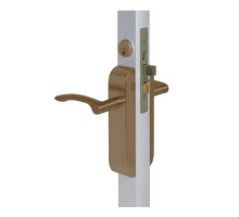 Adams Rite 2190-412-303-10B Dual Force Lock with Standard Flat Strike, Low Profile Trim and 1-1/2