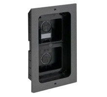 Urmet 1122-60 Flush-Mounting Box with Zamak Frame, Mikra