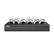 Dahua N488L64A 6 Camera 4K IP Security System, 8MP Video, 8ch NVR