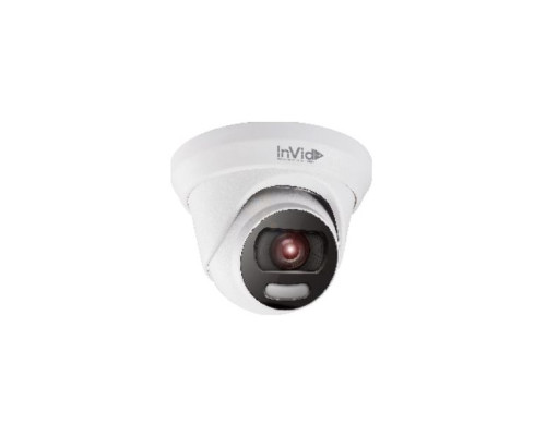 InVid ULT-ALL5TXIR28WL 5 Megapixel Analog Outdoor Turret and 65’ White Light Motion Sensor with 2.8mm Lens