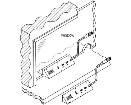 Alpha TTU-302-X Dual Inside Talk-Thru Communic