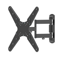 Peerless-AV A4X4 Full-Motion Wall Mount for 32 to 50' Displays (Matte Black)