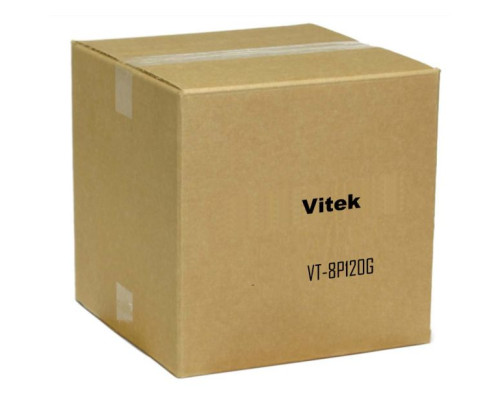 Vitek VT-8P120G 8 Port PoE Unmanaged Switch w/2 Port Uplink 120w