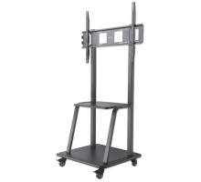 Manhattan 461665 Ultra Heavy-Duty Height-Adjustable TV Cart