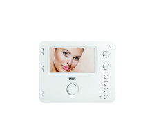 Urmet 1750-6 Mìro Hands-Free Video Door Phone, White, 4.3” Display, 2 Voice System