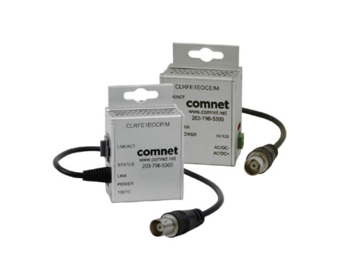 Comnet CLRFE1EOCP/M Miniature 1-Ch Ethernet-over-COAX PoE Powered