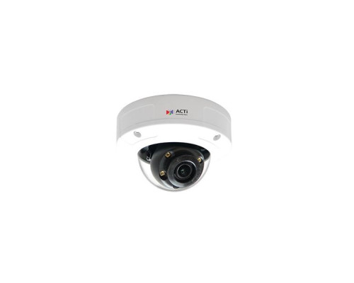 ACTi A94 5 Megapixel Outdoor IR Network Mini Dome Camera, 2.8mm Lens