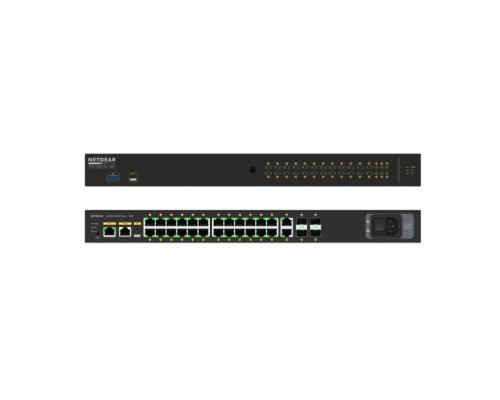 Kramer M4250-26G4XF-PoE+EMEA 24x1G PoE+ 480W 2x1G and 4xSFP+ Managed Switch