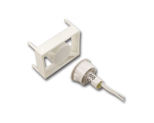 GRI 180MC-12-W-IND Door Channel Magnet with 3/4â€ & 1â€ Recessed Switch 1â€ on steel Closed Loop, White