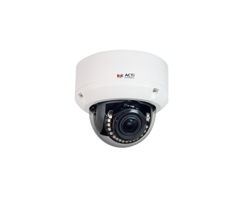 ACTi A85 2 Megapixel Outdoor IR Network Dome Camera, 2.8-12mm Lens