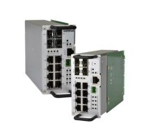 Comnet CNGE12FX4TX8MSPOE-TS Traffic Detector Rack Industrially Hardened Managed Switch with (8) 10/100/1000Base-TX & (4) 100/1000Base-FX Ports & PoE+