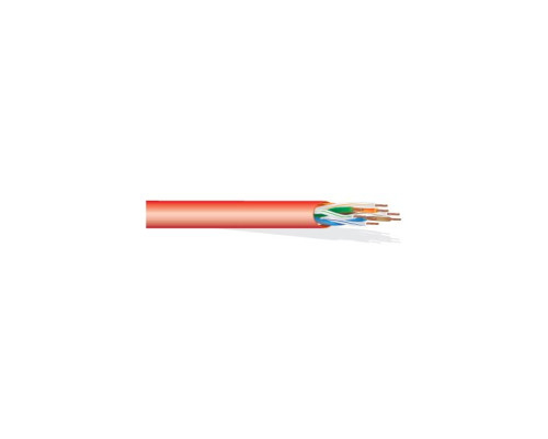 West Penn 4245EZYE1000 8 Conductor, 24 AWG Solid Unshielded CAT 5E Cable, 1000', Yellow