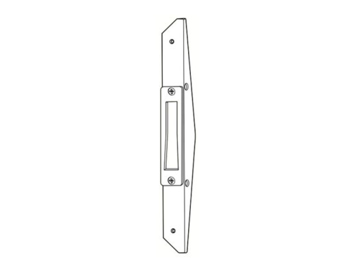 Adams Rite MS4002-011-628 Deadlock Armored Strike in Clear Anodized Adams Rite MS4002-011-628 Deadlock Armored Strike in Clear Anodized