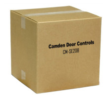 Camden Door Controls CM-SE20B English Vinyl Self Adhesive WEC Sign, White, 8