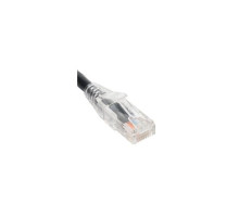 ICC ICPCST14BK Patch Cord, CAT 6, Clear Boot, 14', Black