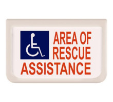 Alpha SN-B42S Rescue Assistance Signage-Electr-Single