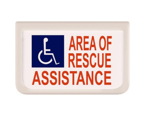 Alpha SN-B42S Rescue Assistance Signage-Electr-Single