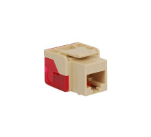 ICC IC1078L6IV EZ CAT 6 Keystone Jack, Ivory