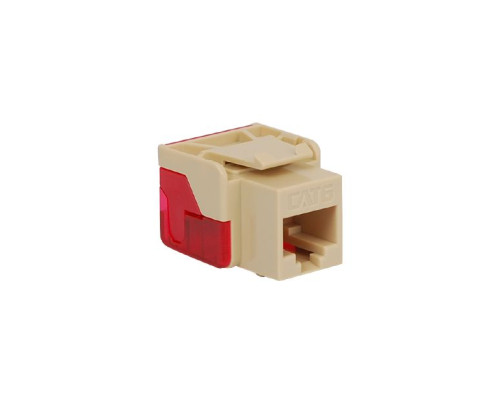 ICC IC1078L6IV EZ CAT 6 Keystone Jack, Ivory