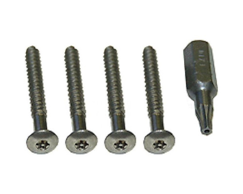 Alpha 10440SL Panel Tamper Screws+Tool - Silver