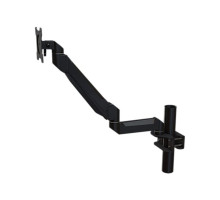 Crimson DSA12P Dual Link Desktop Arm with Pole / Racking, Black