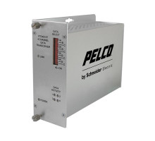 Pelco FTD4S1ST 4 Channel ST Fiber Transmitter Bidirectional Data, Single Mode