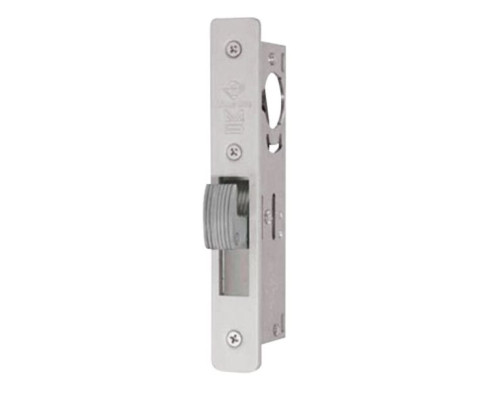 Adams Rite MS1851SN450-628 ANSI Deadbolt Radius Hookbolt faceplate in Clear Anodized