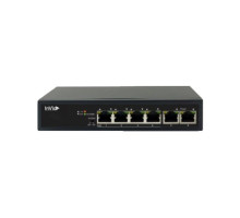 InVd VIS-LRPOE4-2 4-Port PoE Switch with 2 Uplink Ports