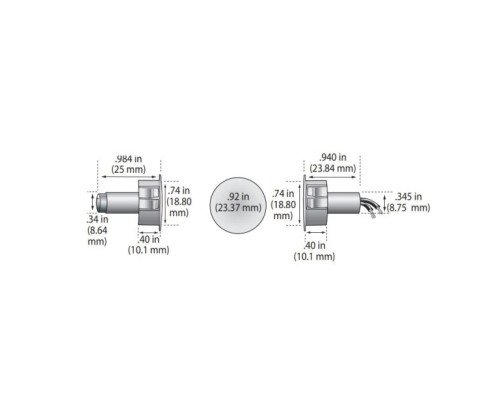 GRI AC180-12-W 10 Pack Dual Function Switch, White