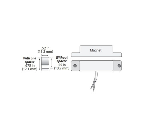 GRI AC29P-B 10 Pack Dual Function Switch, Brown