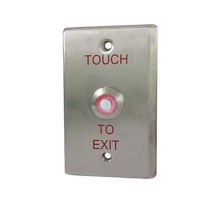 MDY Group AC76200 Exit Touch Switch Button, Bicolor with Red Illuminator