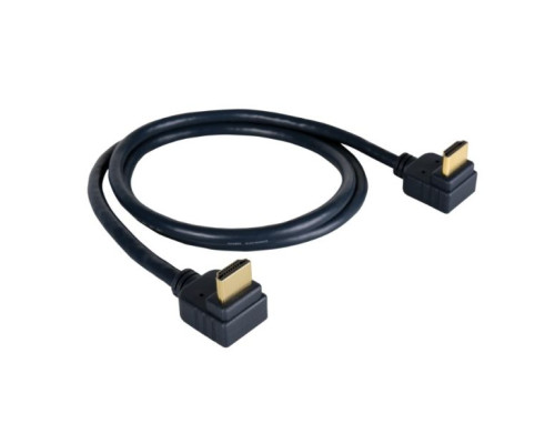 Kramer C-HM-RA2-3 High-Speed HDMI Right Angle Cable with Ethernet, 3 Feet