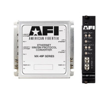 American Fibertek MX-49P-LX-ST Ethernet - Mode Converter 1000BASE-LX MM to SM Module ST