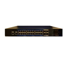 American Fibertek SM24p-PoE+/4 Managed Ethernet Switch, 24 Port with PoE