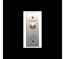 MDY Group ACPB40 Exit Push Button, Narrow Faceplate, Stainless Panel