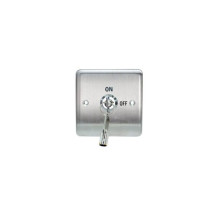 MDY Group ACPBKS1 Stainless Steel Key Switch with Wide Faceplate