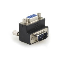 Kramer AD-GM-GF-RA 15-pin HD Male to 15-pin HD Female Right-Angled Adapter