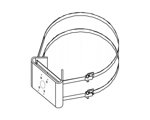 American Dynamics ADCDMPOLE Pole Mount Adapter (White)