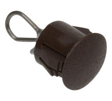 Nascom ADPLP0375BRN 3/8 Inch Adaptor Plug with Loop, Brown