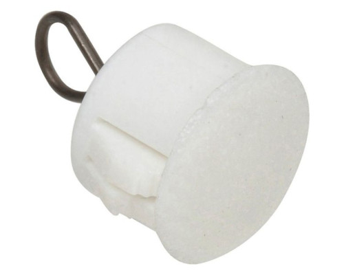 Nascom ADPLP0500WHT 1/2 Inch Adaptor Plug with Loop White