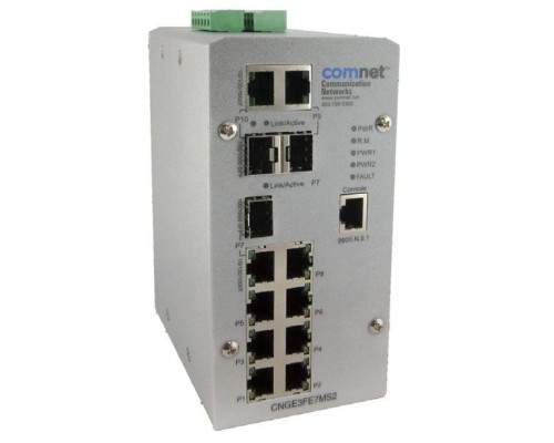 Comnet CNGE3FE7MS2 Hardened Managed Ethernet Switch