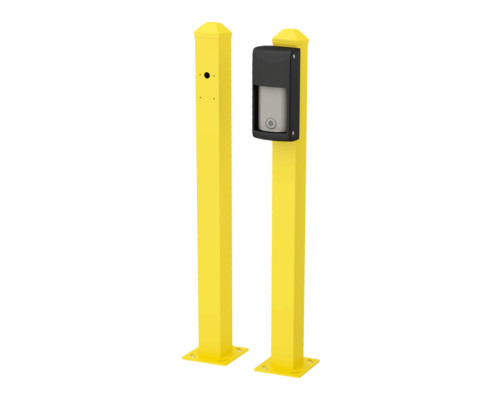 Optex OVS-MPY 28' Mini Post for Road Mounting OVS Series, Yellow