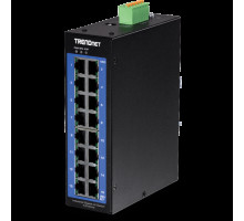 TRENDnet TI-G160i-M 16 Port Industrial Gigabit L2 Managed DIN-Rail Switch