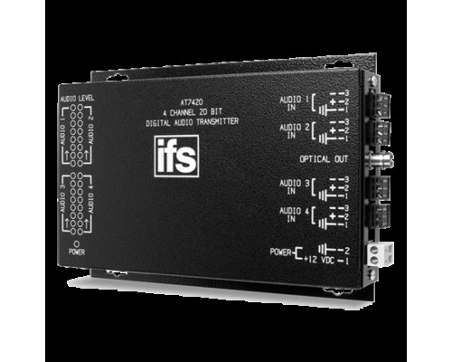 Interlogix AT7420-R3 4-CH Audio Transmitter (Rack Mount)