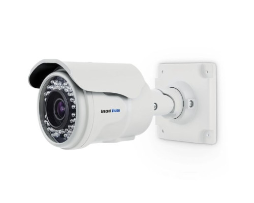 Arecont Vision AV02CLB-100 2.1 Megapixel Day/Night IR Indoor/Outdoor Bullet IP Camera, 2.7-12mm Lens